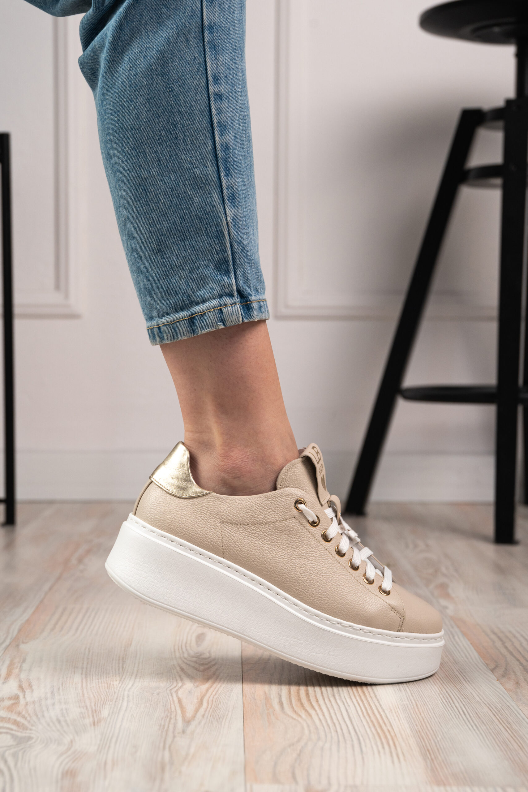 Sneakersy Lucia Bosetti Laila beżowe - obrazek 4