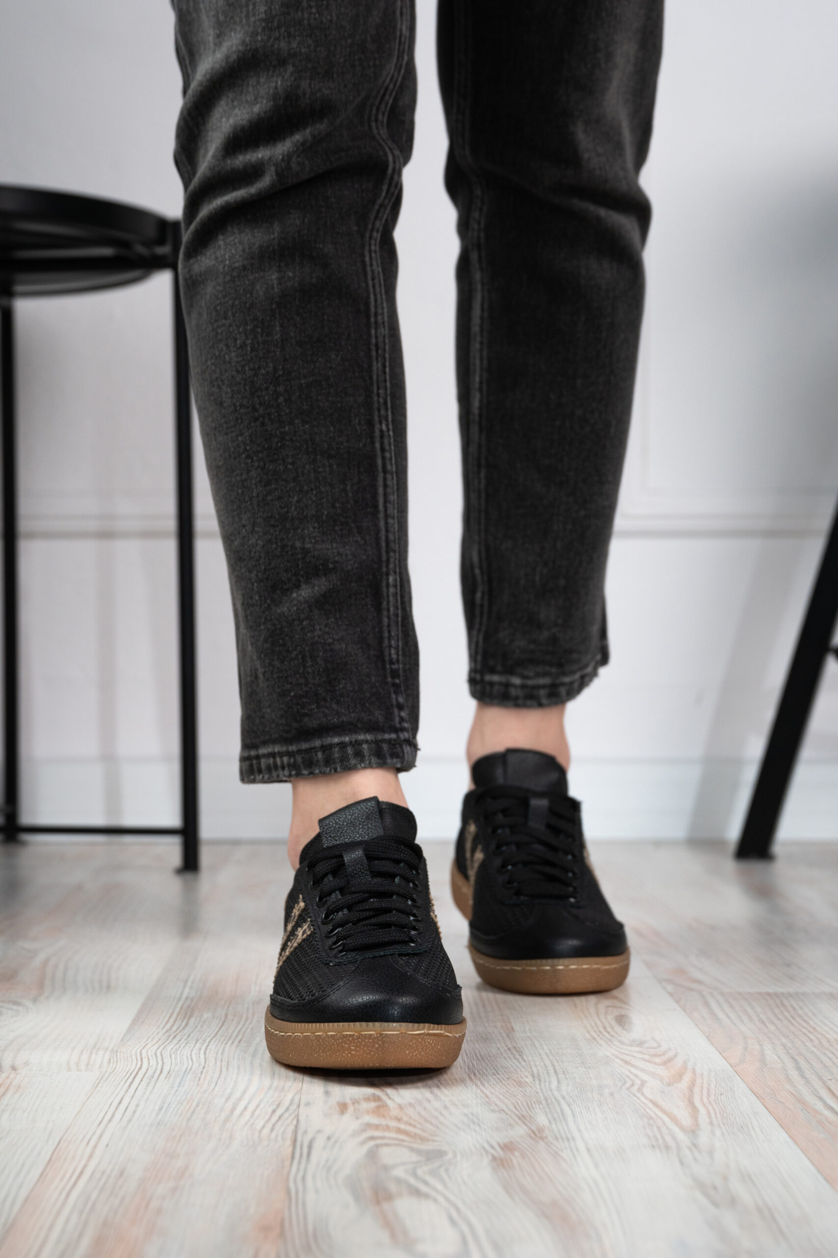 Sneakersy Lucia Bosetti Hailey czarne z panterką - obrazek 4