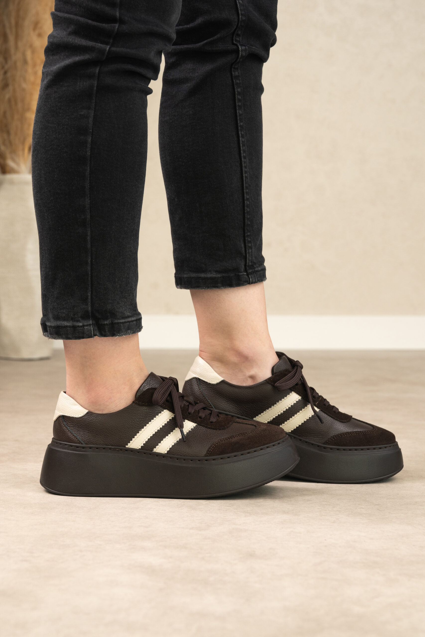 Sneakersy Lucia Bosetti Essa brązowo - beżowe - obrazek 3