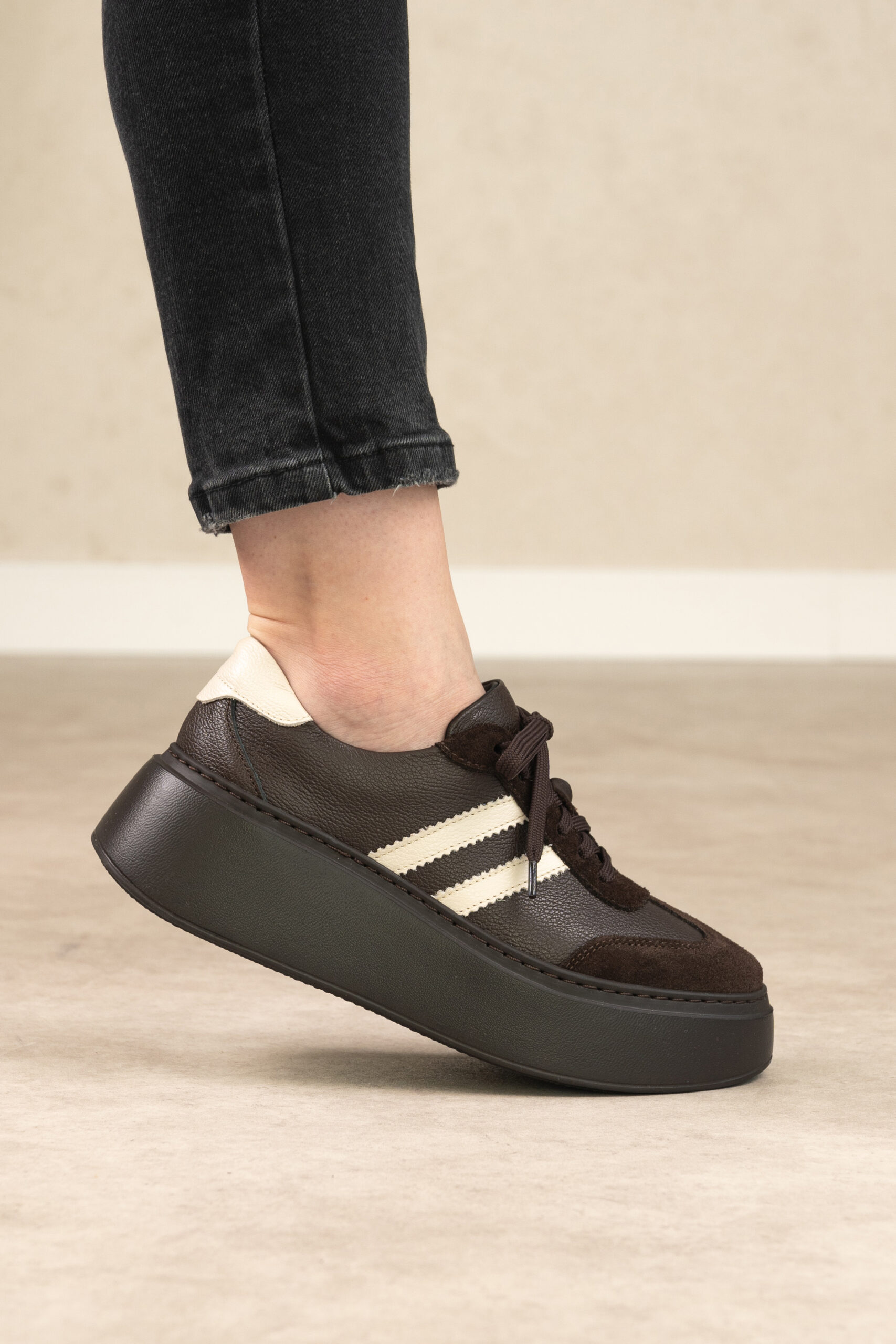 Sneakersy Lucia Bosetti Essa brązowo - beżowe - obrazek 2