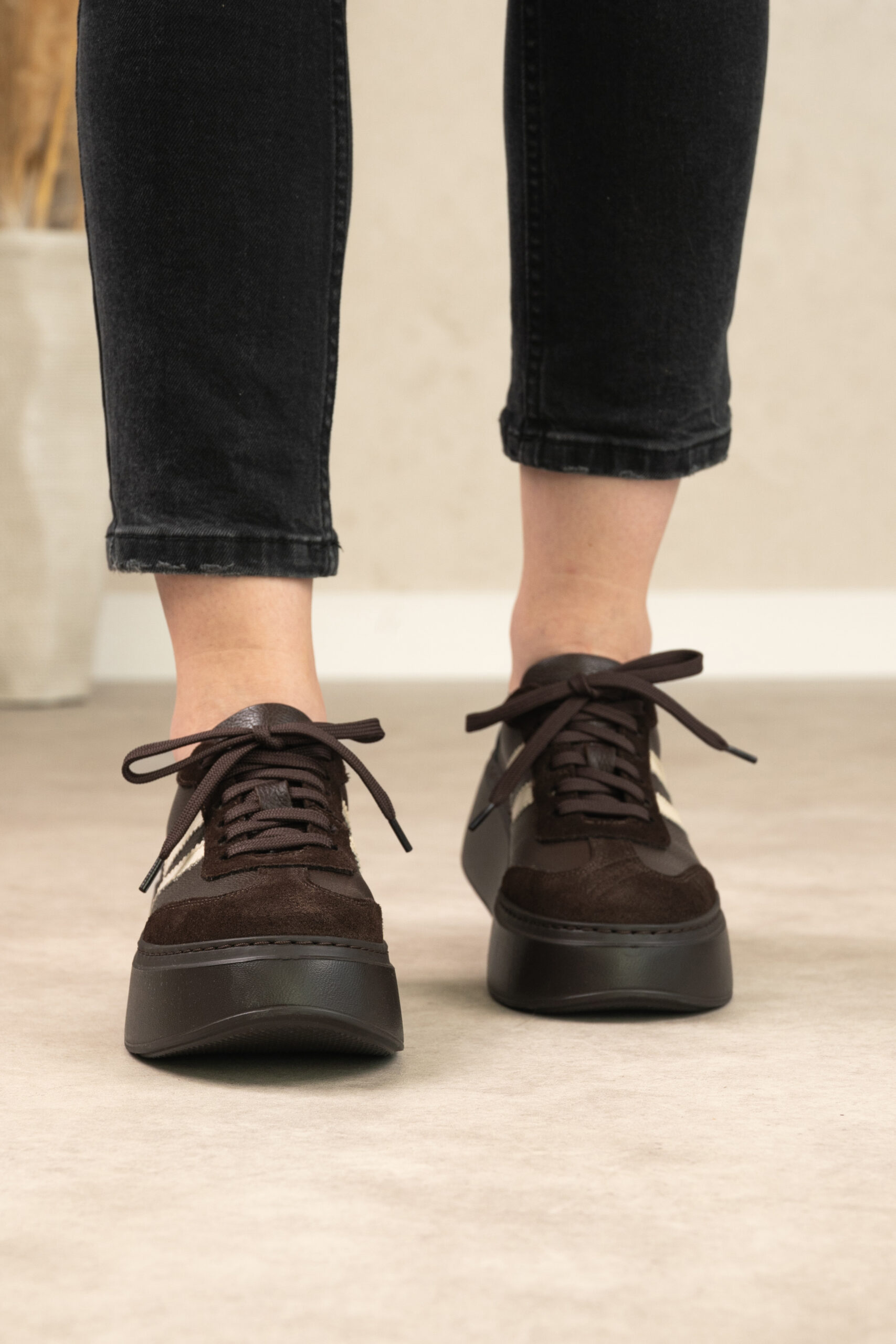 Sneakersy Lucia Bosetti Essa brązowo - beżowe - obrazek 4