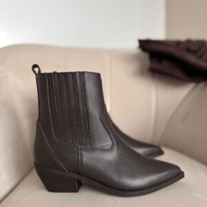 Botki Lucia Bosetti Cabriela brązowe skóra naturalna