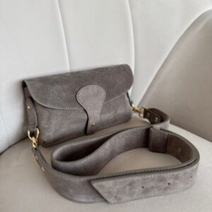 Torebka Noa mała listonoszka skóra naturalna fango