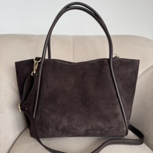 Torebka Marea kuferek skóra naturalna brązowa