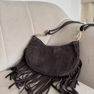 Torebka Zoya skóra naturalna brązowa