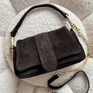 Torebka Lisa skóra naturalna brązowa