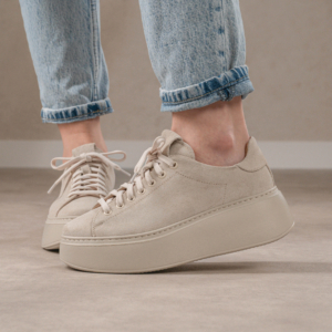 Sneakersy Lucia Bosetti Laila beżowy zamsz