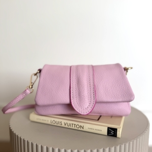 Torebka Amalfi skóra naturalna pudrowa