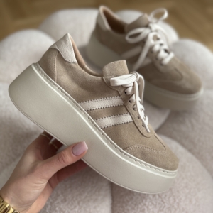 Sneakersy Lucia Bosetti Essa beżowe