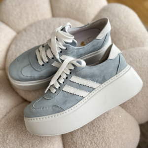 Sneakersy Lucia Bosetti Essa błękitno - białe