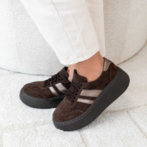 Sneakersy Lucia Bosetti Kaia czekoladowe